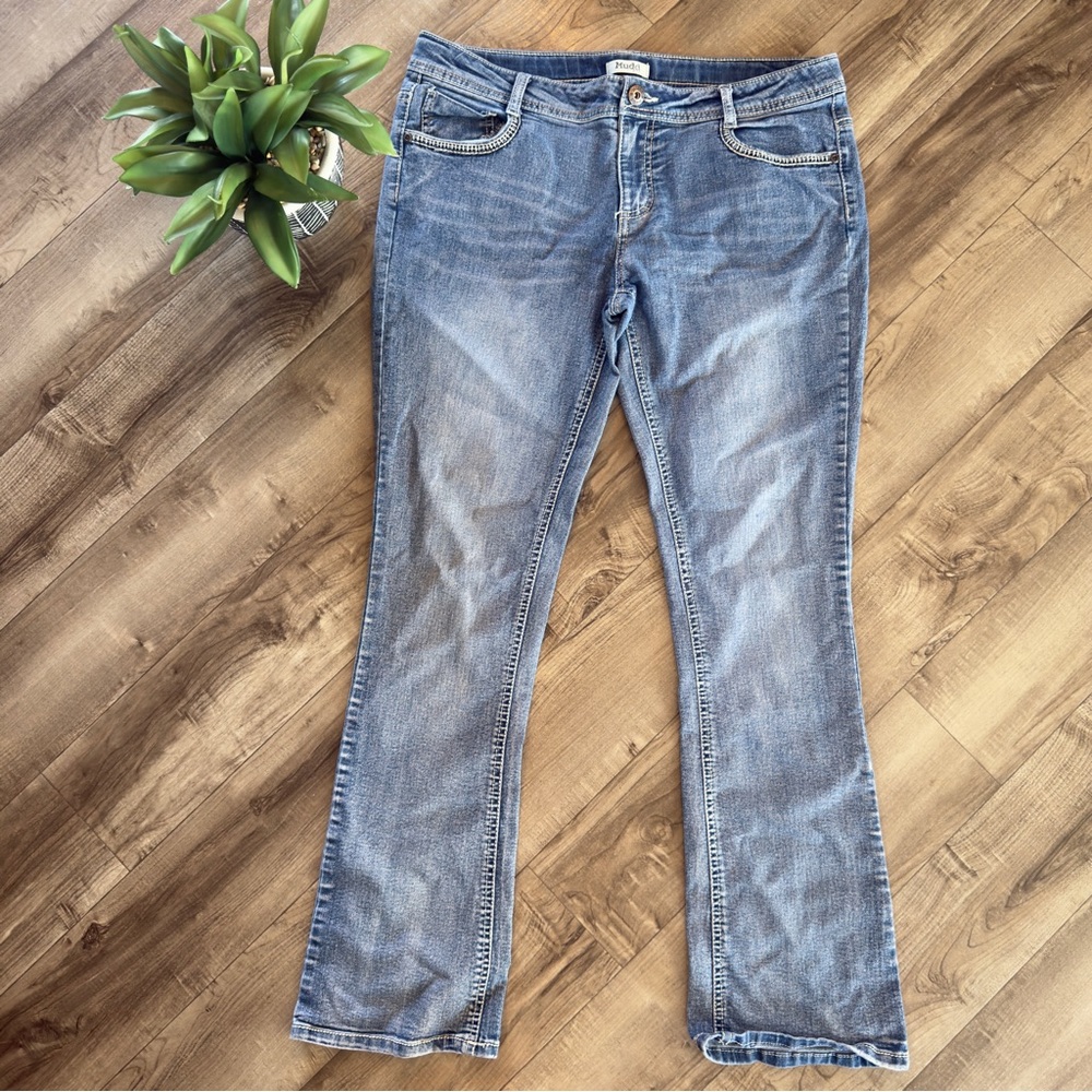 MUDD Y2K Girls mid rise bootcut jeans size 18.5